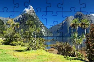 Lake and Mountains jigsaw puzzle