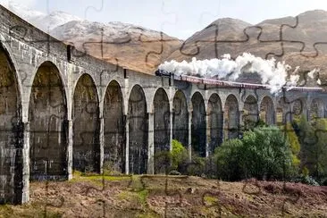 Tren sobre el puente