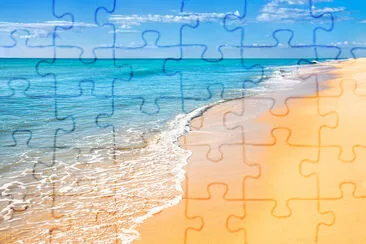 Sandy Beautiful Beach jigsaw puzzle