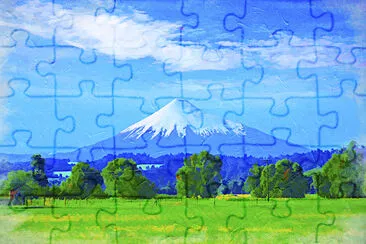 Mountain peak snow jigsaw puzzle