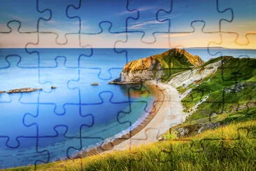 Coastline around Durdle Door jigsaw puzzle