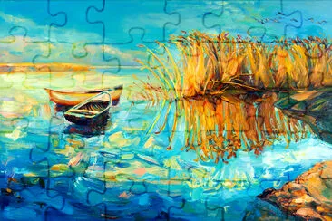 Lake Painting jigsaw puzzle