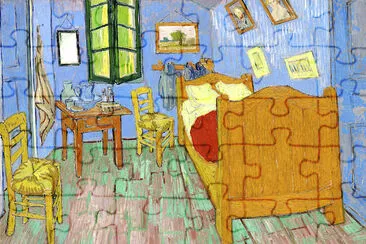 El dormitorio (1889) de Vincent Van Gogh