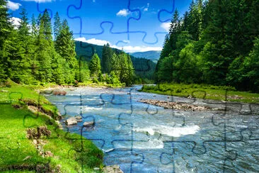 River Landscape jigsaw puzzle