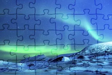 Northern Lights Image jigsaw puzzle