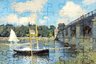 The Bridge at Argenteuil  jigsaw puzzle