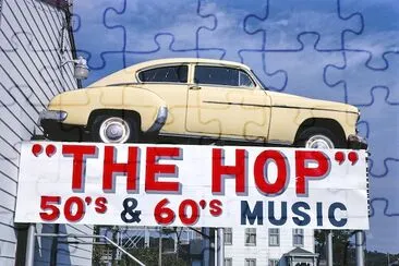 The Hop Night Club sign, York, Pennsylvania jigsaw puzzle