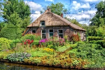 פאזל של Huisje in Giethoorn