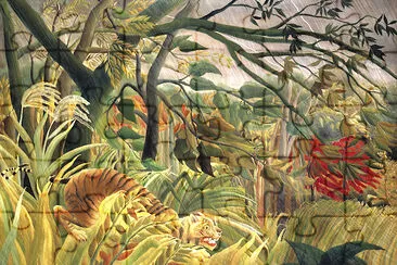 Tigre em uma tempestade tropical (1891)