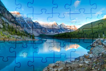 Sunrise at Moraine Lake jigsaw puzzle