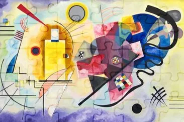 Kandinsky - Amarillo rojo azul