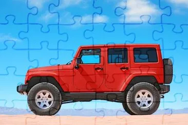 Ref four-wheel drive car jigsaw puzzle