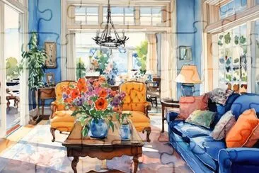 Living Room Painting jigsaw puzzle