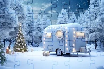 Christmas Camping jigsaw puzzle