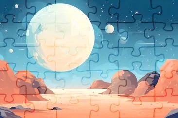 Imaginary Moon jigsaw puzzle