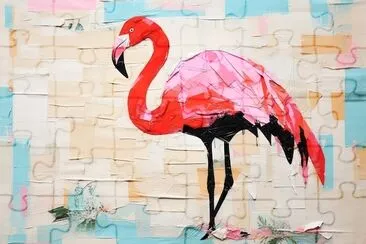 Flamingo jigsaw puzzle