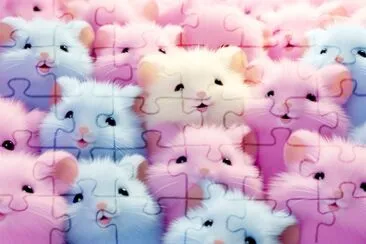 Fluffy Hamsters jigsaw puzzle