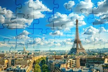 Eiffel Tower Skyline jigsaw puzzle