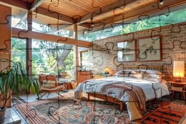 Bedroom in the Woods jigsaw puzzle