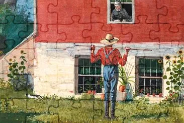 In the Garden (1874) jigsaw puzzle