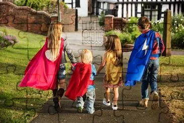 Children are Super Heroes jigsaw puzzle