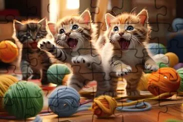 Playful Kittens jigsaw puzzle