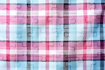 Pastel Plaid Tartan jigsaw puzzle