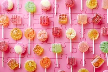 Jellies and Gummies Lollipop jigsaw puzzle