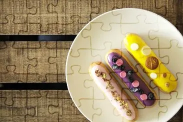 Éclairs saborosos