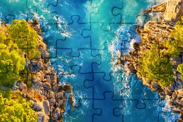 Sea Coast Aerial View jigsaw puzzle