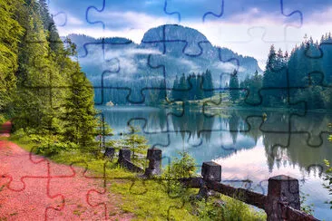 Lake Lacul Rosu jigsaw puzzle