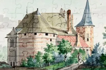 The castle in Wouw (1741) jigsaw puzzle