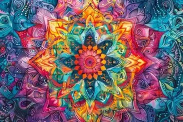 Mandala coloré