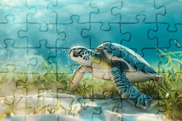 Sea Turtle Journey jigsaw puzzle