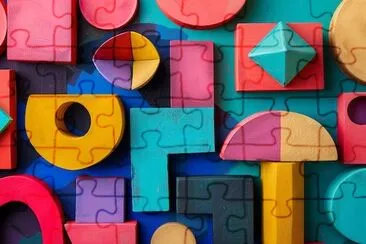 Geometric Shapes jigsaw puzzle