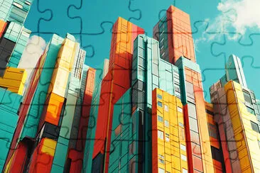 Futuristic City Skyline jigsaw puzzle