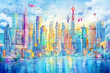 Underwater Metropolis jigsaw puzzle