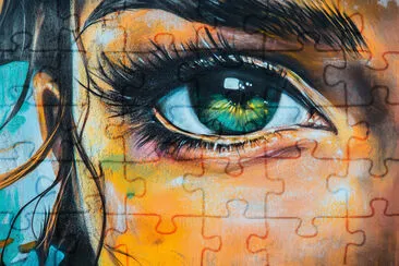 Graffiti Eye jigsaw puzzle