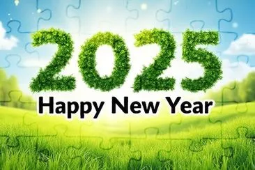 Happy New Year 2025 jigsaw puzzle