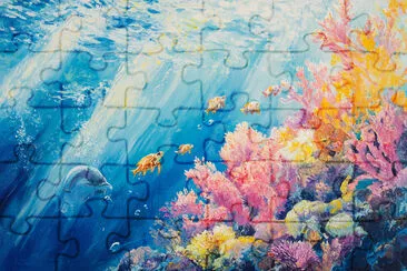 Coral Reef Under the Sea jigsaw puzzle