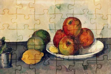 Still Life With Apples (1890) jigsaw puzzle