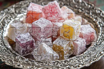 Turkish Delight in a Traditional Ottoman Setting jigsaw puzzle