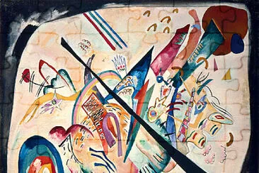 Kandinsky ovale blanc