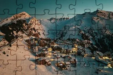 Avoriaz 1800 jigsaw puzzle