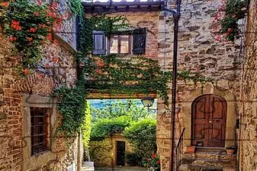 Montefioralle-Italia