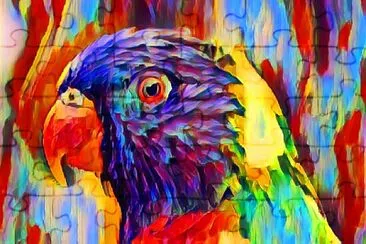 LORIKEET PEINTURE jigsaw puzzle