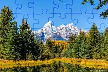 Mountain landscape jigsaw puzzle