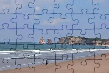 Plage d 'Hendaye jigsaw puzzle