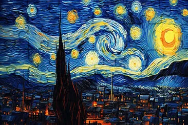 פאזל של ARTE DE LA NOCHE ESTRELLADA