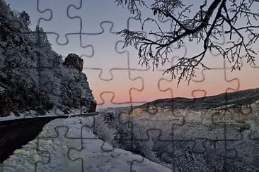 Le Vercors sous la neige jigsaw puzzle